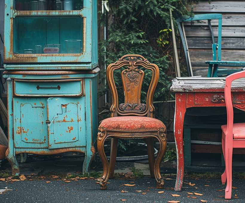 Muebles Kalapa: mobiliario vintage para restauración
