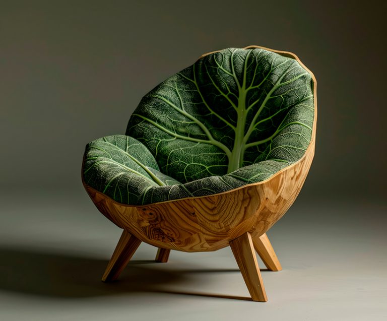Mueble hoja de planta